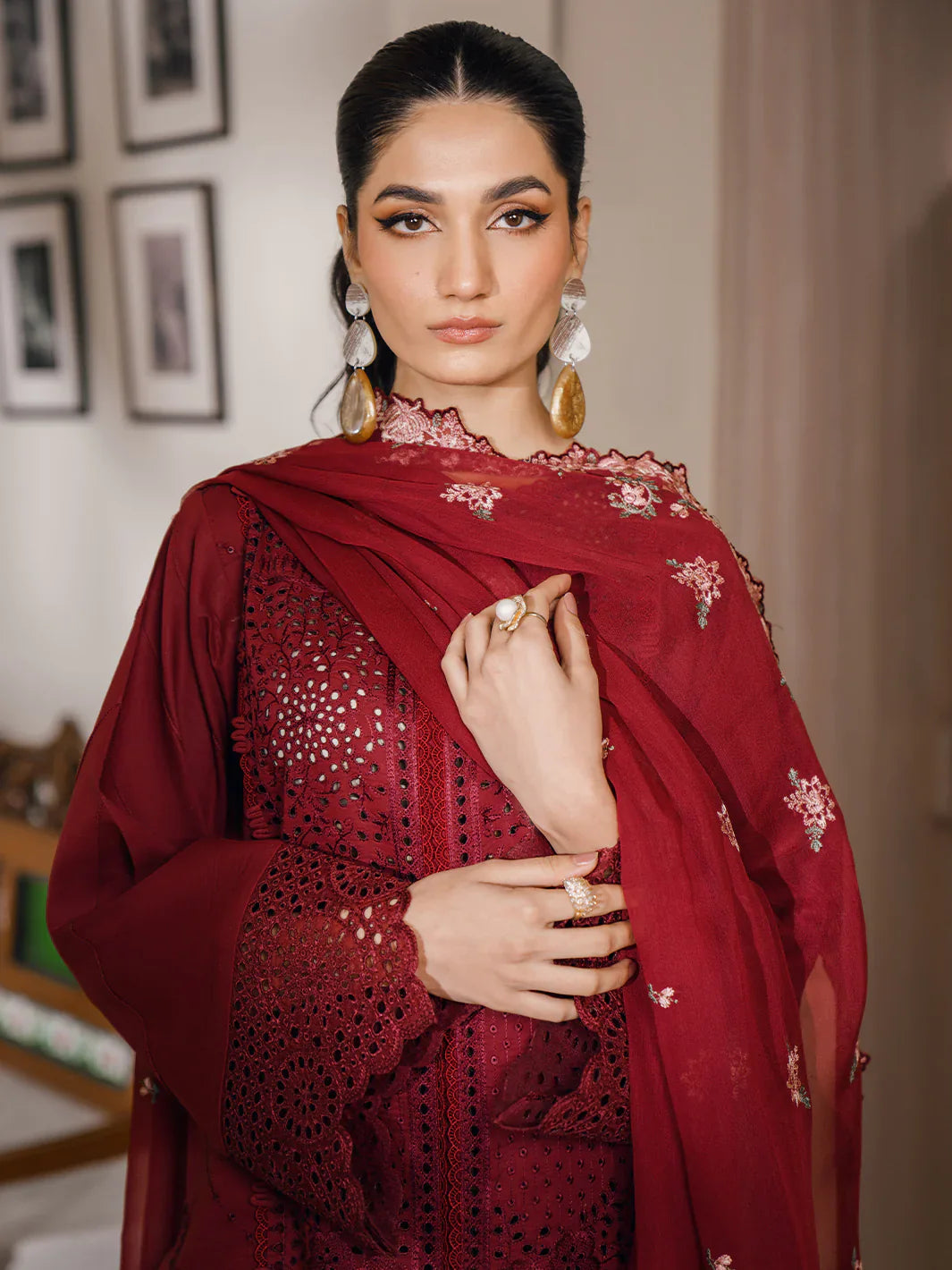 Bin Ilyas | Naqsh Luxury Lawn | Dilara - Official Bin Ilyas - Agha Fabrics UK