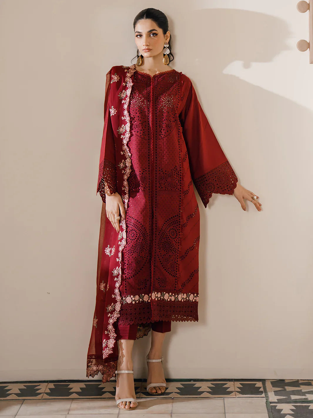 Bin Ilyas | Naqsh Luxury Lawn | Dilara - Official Bin Ilyas - Agha Fabrics UK