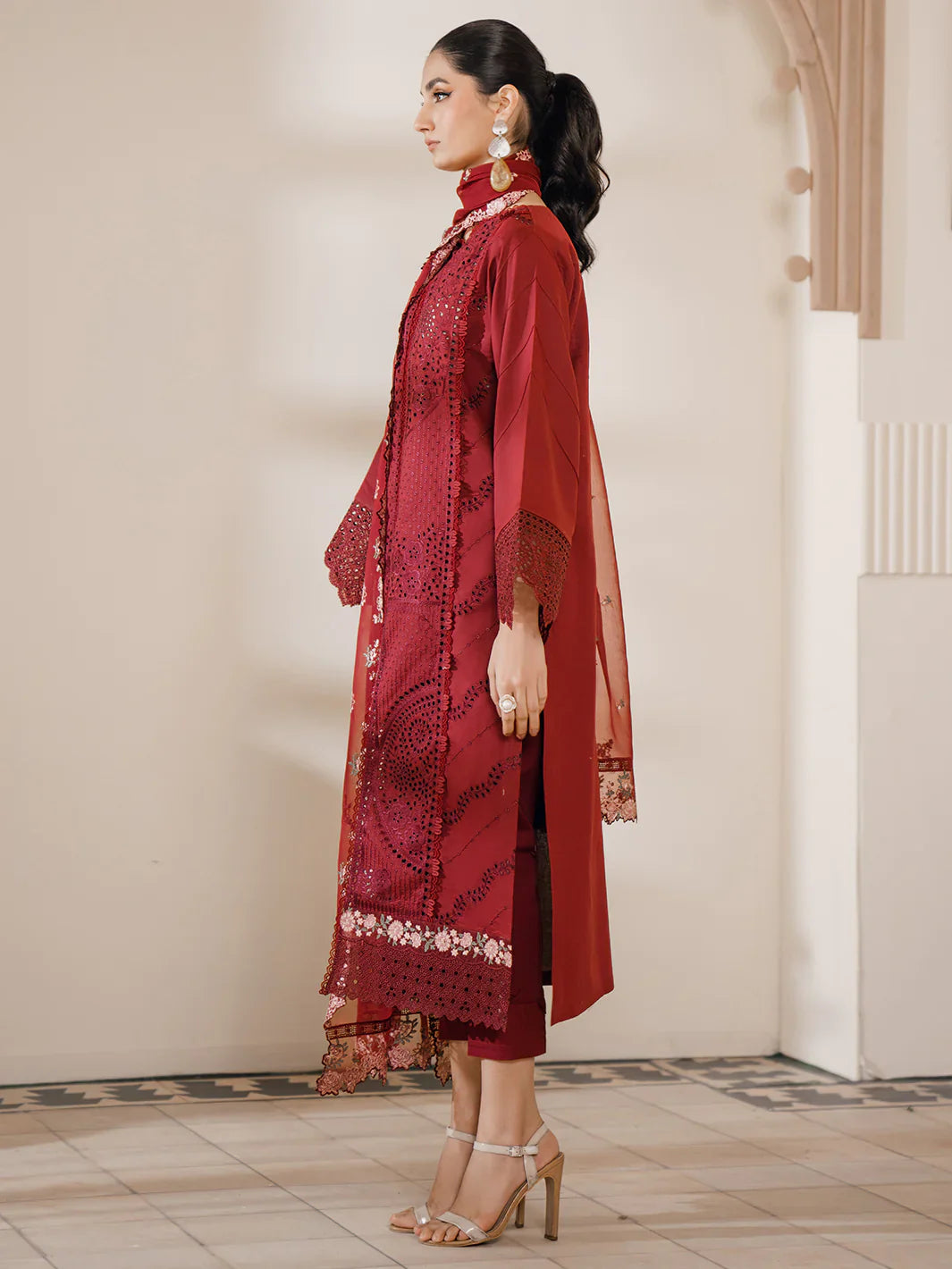 Bin Ilyas | Naqsh Luxury Lawn | Dilara - Official Bin Ilyas - Agha Fabrics UK