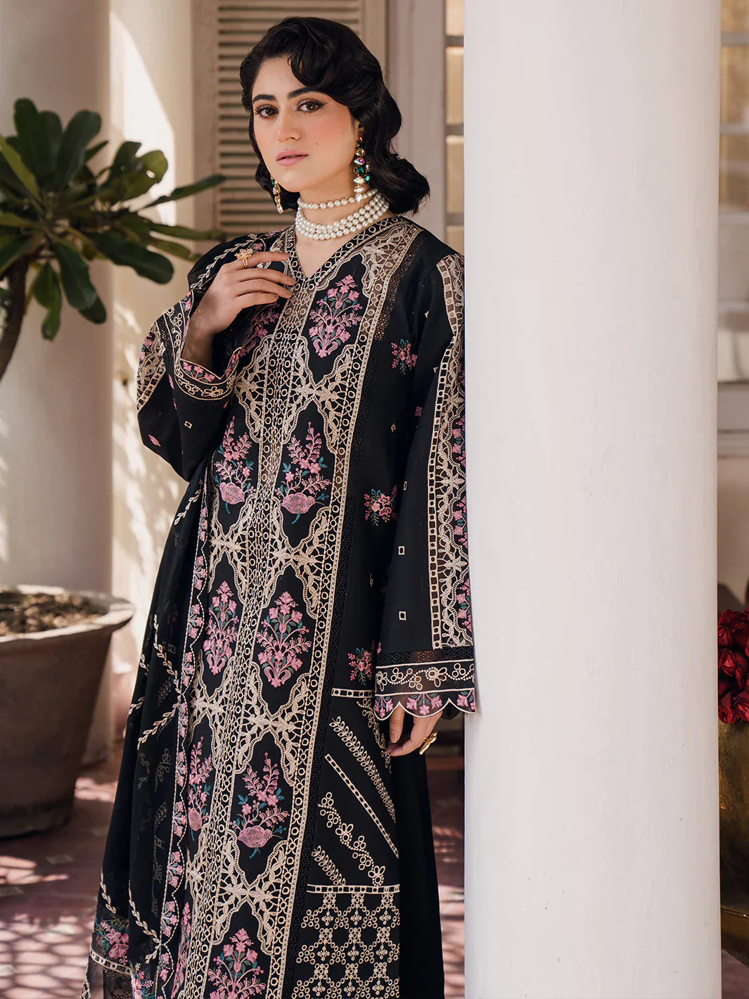 Bin Ilyas | Naqsh Luxury Lawn | Esra - Official Bin Ilyas - Agha Fabrics UK