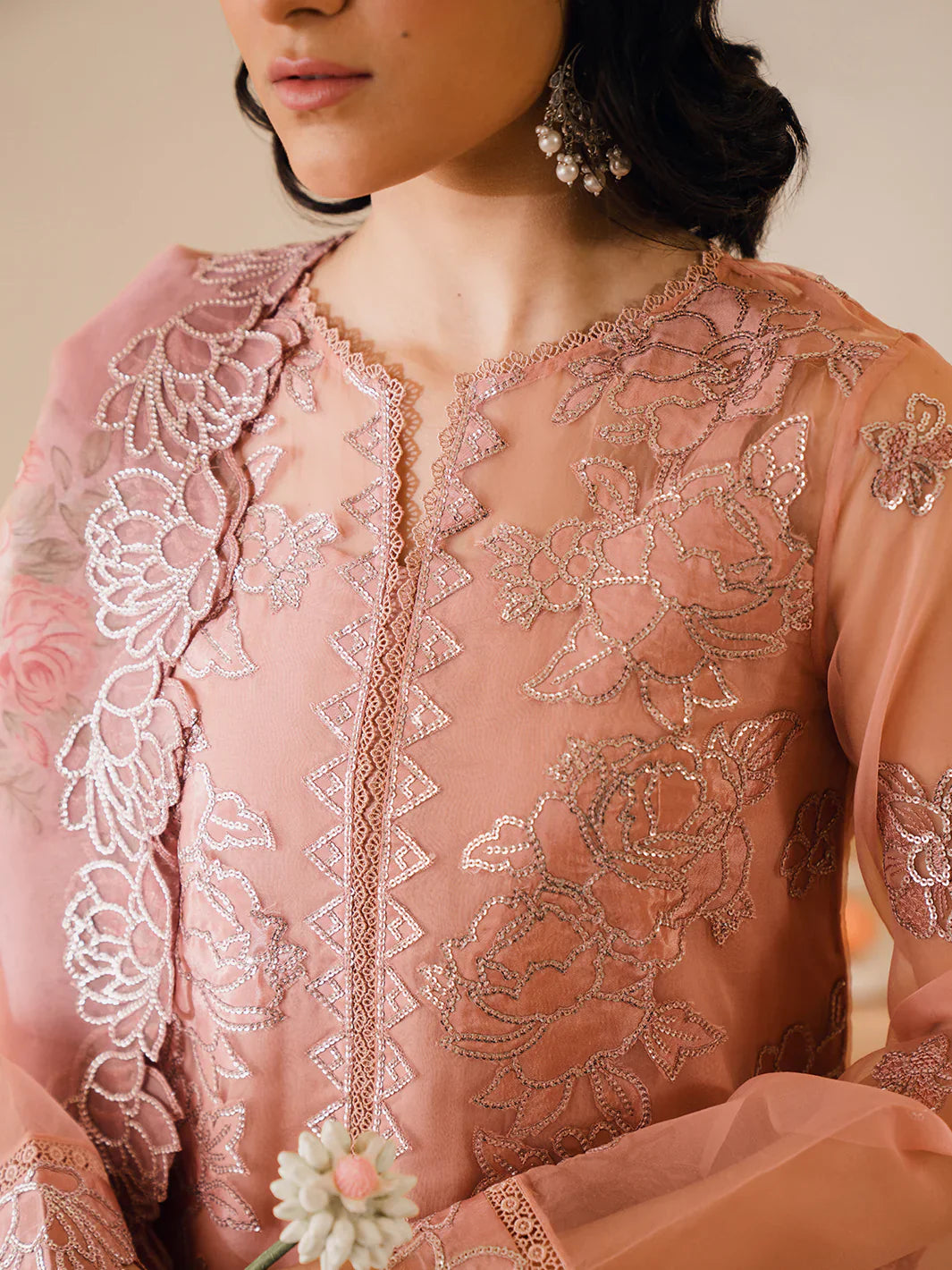 Bin Ilyas | Naqsh Luxury Lawn | Alora - Official Bin Ilyas - Agha Fabrics UK