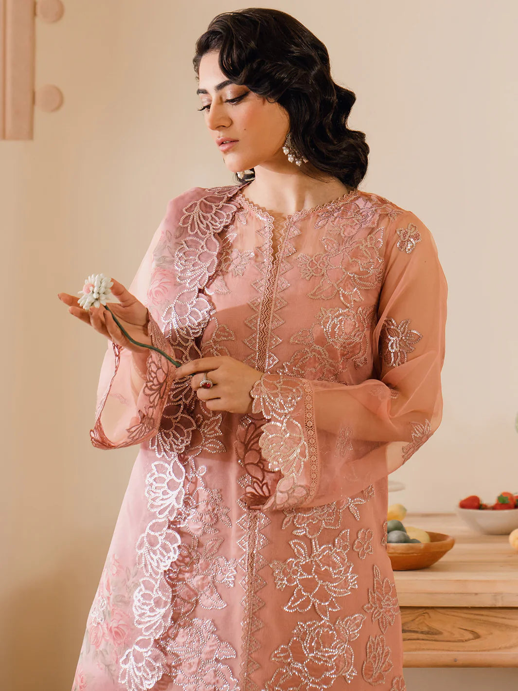 Bin Ilyas | Naqsh Luxury Lawn | Alora - Official Bin Ilyas - Agha Fabrics UK