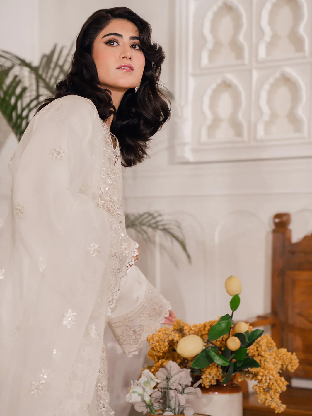 Bin Ilyas | Naqsh Luxury Lawn | Laira - Official Bin Ilyas - Agha Fabrics UK