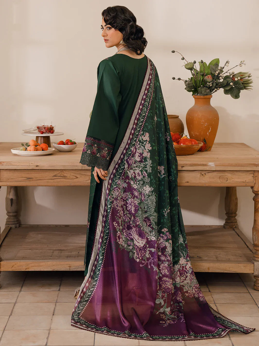 Bin Ilyas | Naqsh Luxury Lawn | Orna - Official Bin Ilyas - Agha Fabrics UK