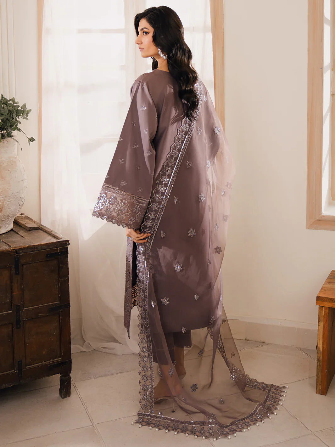 Bin Ilyas | Naqsh Luxury Lawn | Sevgi - Official Bin Ilyas - Agha Fabrics UK