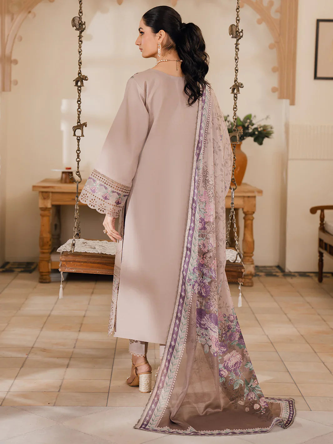 Bin Ilyas | Naqsh Luxury Lawn | Sorin - Official Bin Ilyas - Agha Fabrics UK