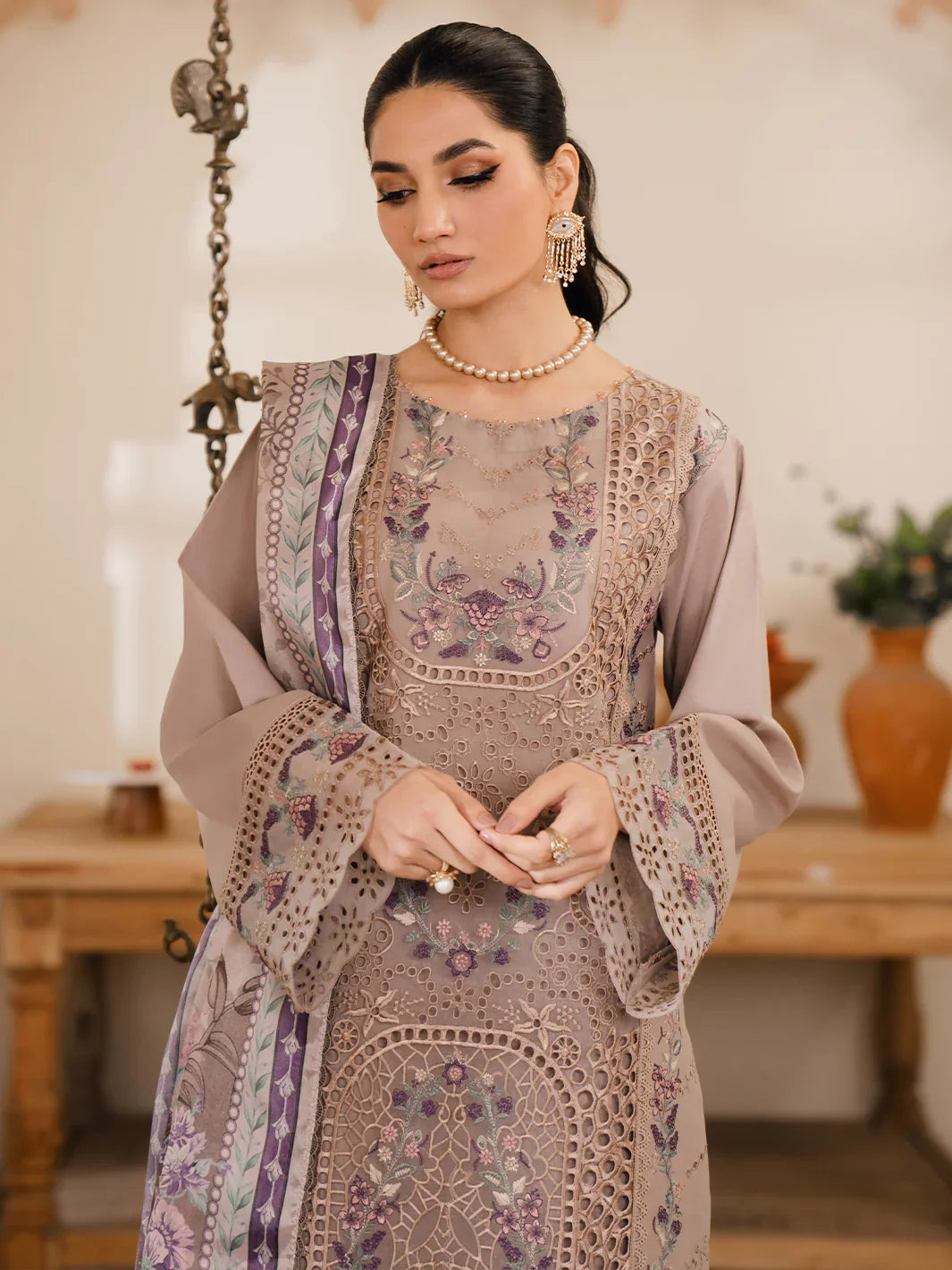 Bin Ilyas | Naqsh Luxury Lawn | Sorin - Official Bin Ilyas - Agha Fabrics UK