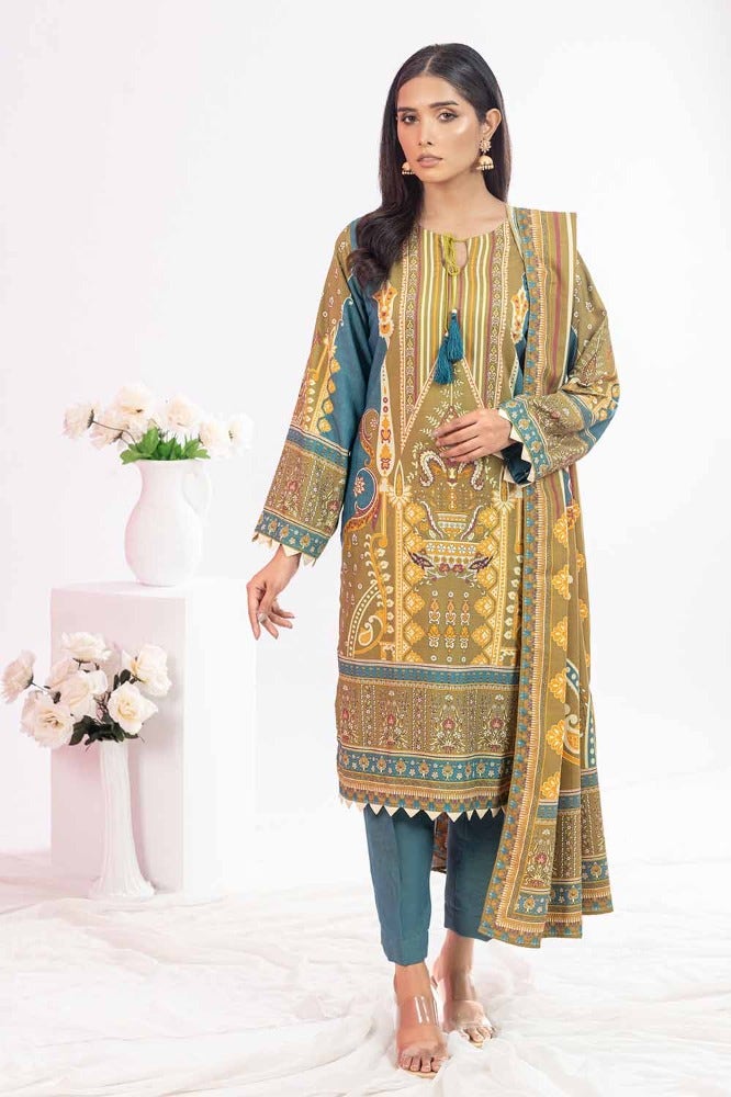Gul Ahmed | Winter Collection 24 | Suit WNS-32295 A - Official Gul Ahmed - Agha Fabrics UK