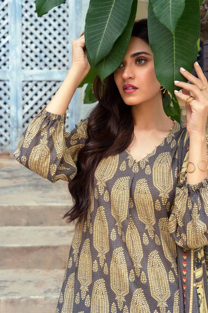 Gul Ahmed | Winter Collection 24 | Suit LT-32023 A - Official Gul Ahmed - Agha Fabrics UK