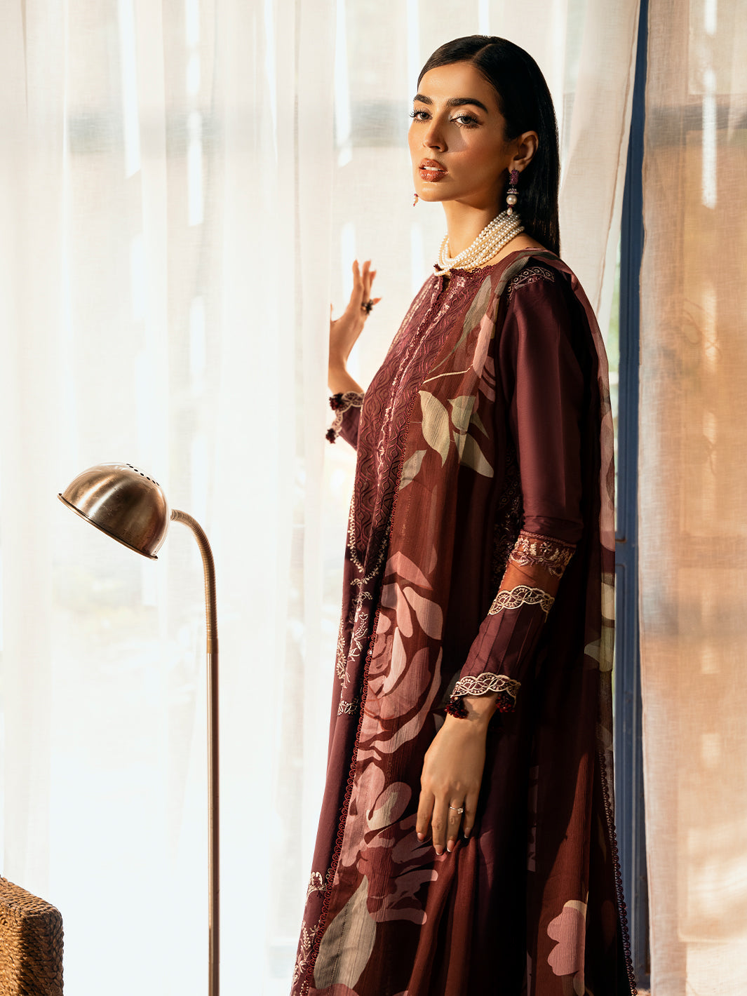 Izel | Dastak Luxury Lawn | TABEER