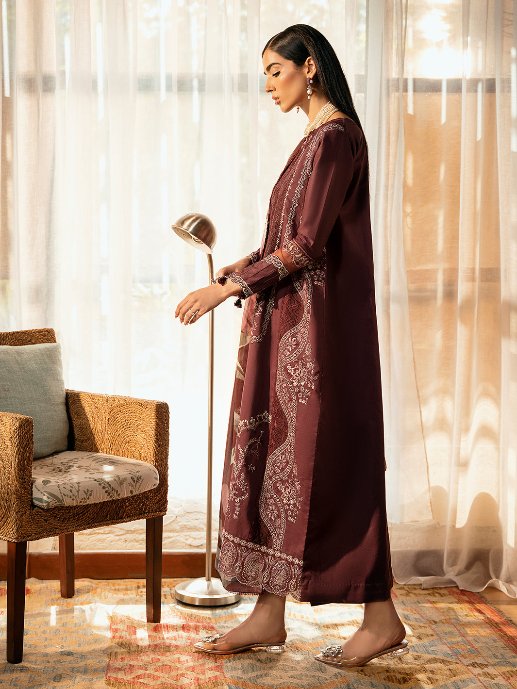 Izel | Dastak Luxury Lawn | TABEER