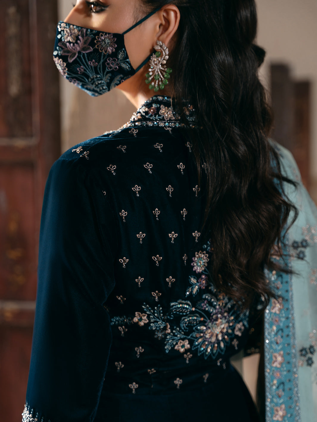 Flossie | Siara Velvet Formals | V-101 - Official Flossie - Agha Fabrics UK