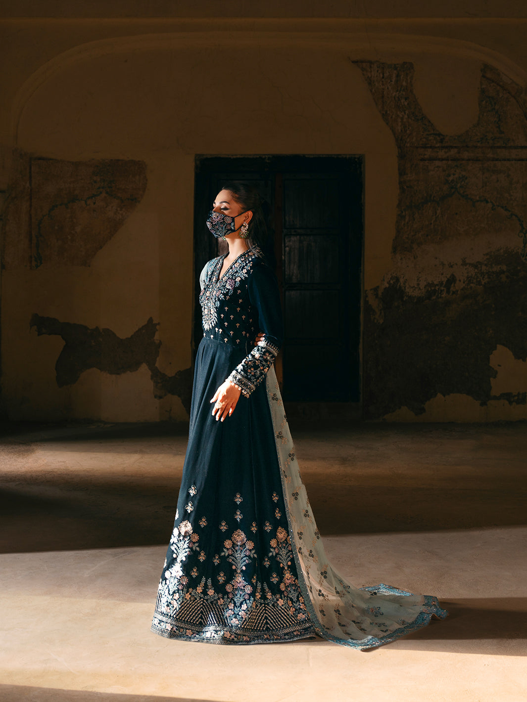 Flossie | Siara Velvet Formals | V-101 - Official Flossie - Agha Fabrics UK