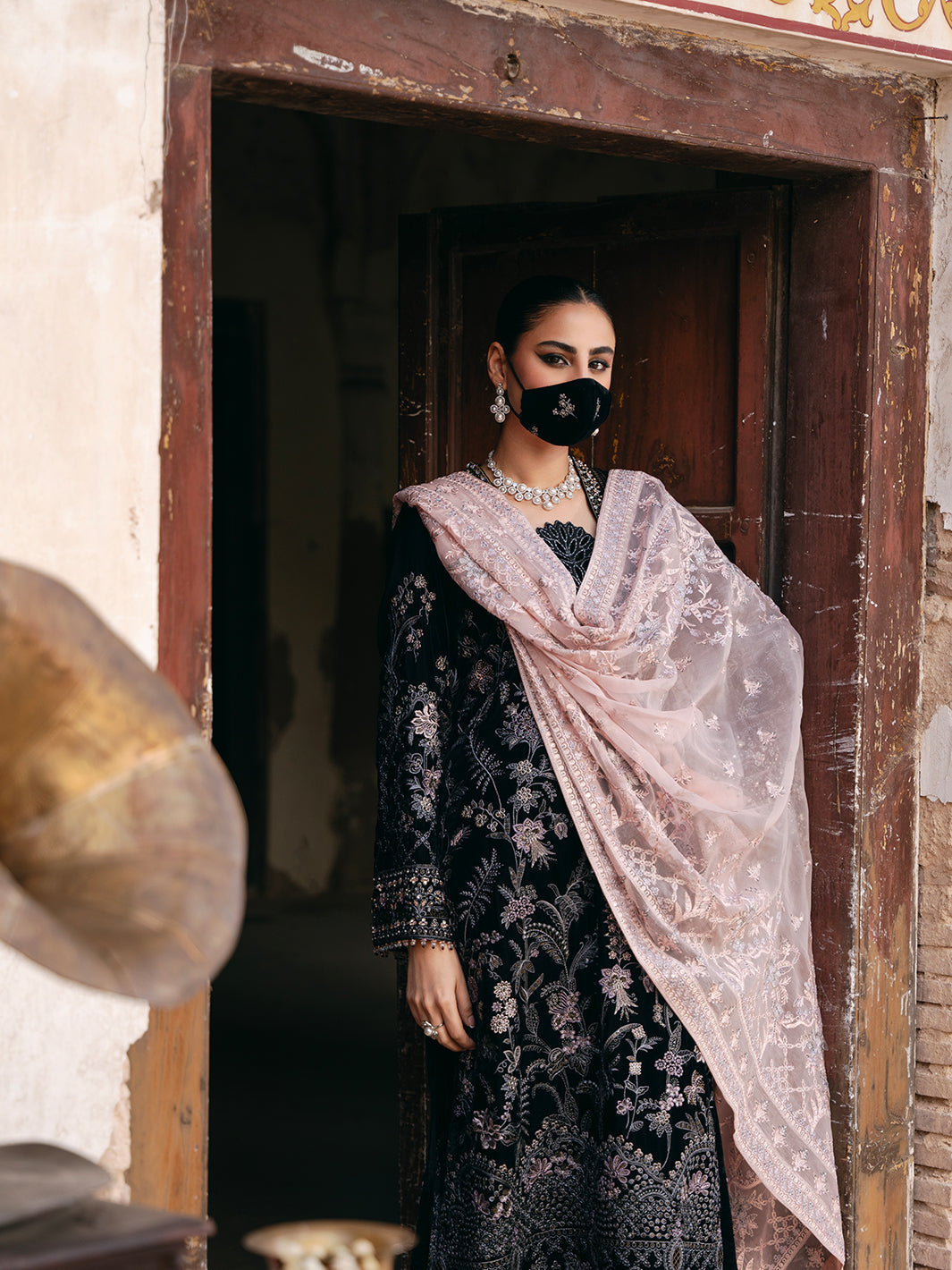 Flossie | Siara Velvet Formals | V-103 - A - Official Flossie - Agha Fabrics UK