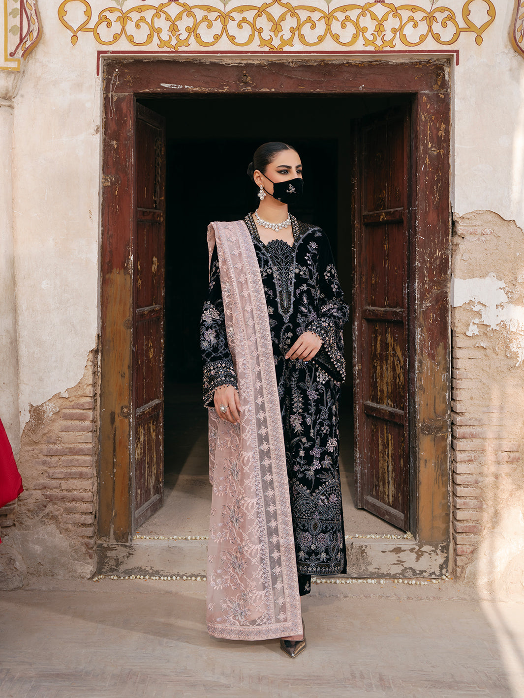 Flossie | Siara Velvet Formals | V-103 - A - Official Flossie - Agha Fabrics UK