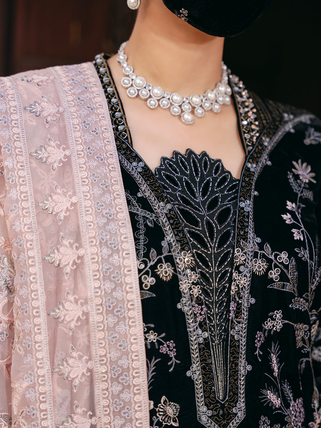 Flossie | Siara Velvet Formals | V-103 - A - Official Flossie - Agha Fabrics UK