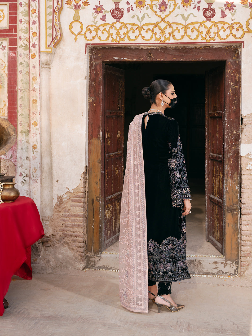 Flossie | Siara Velvet Formals | V-103 - A - Official Flossie - Agha Fabrics UK