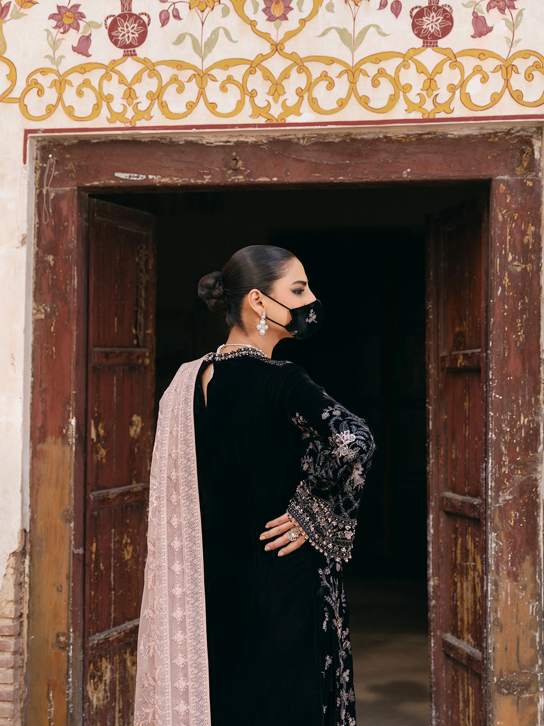 Flossie | Siara Velvet Formals | V-103 - A - Official Flossie - Agha Fabrics UK