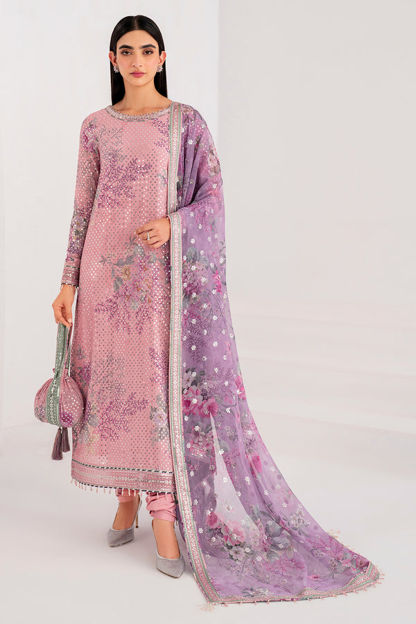 Jazmin | Formals Collection | CHIFFON UC-3061 - Official Jazmin - Agha Fabrics UK