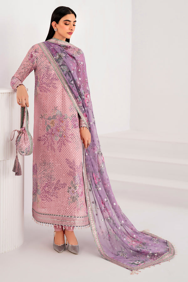 Jazmin | Formals Collection | CHIFFON UC-3061 - Official Jazmin - Agha Fabrics UK