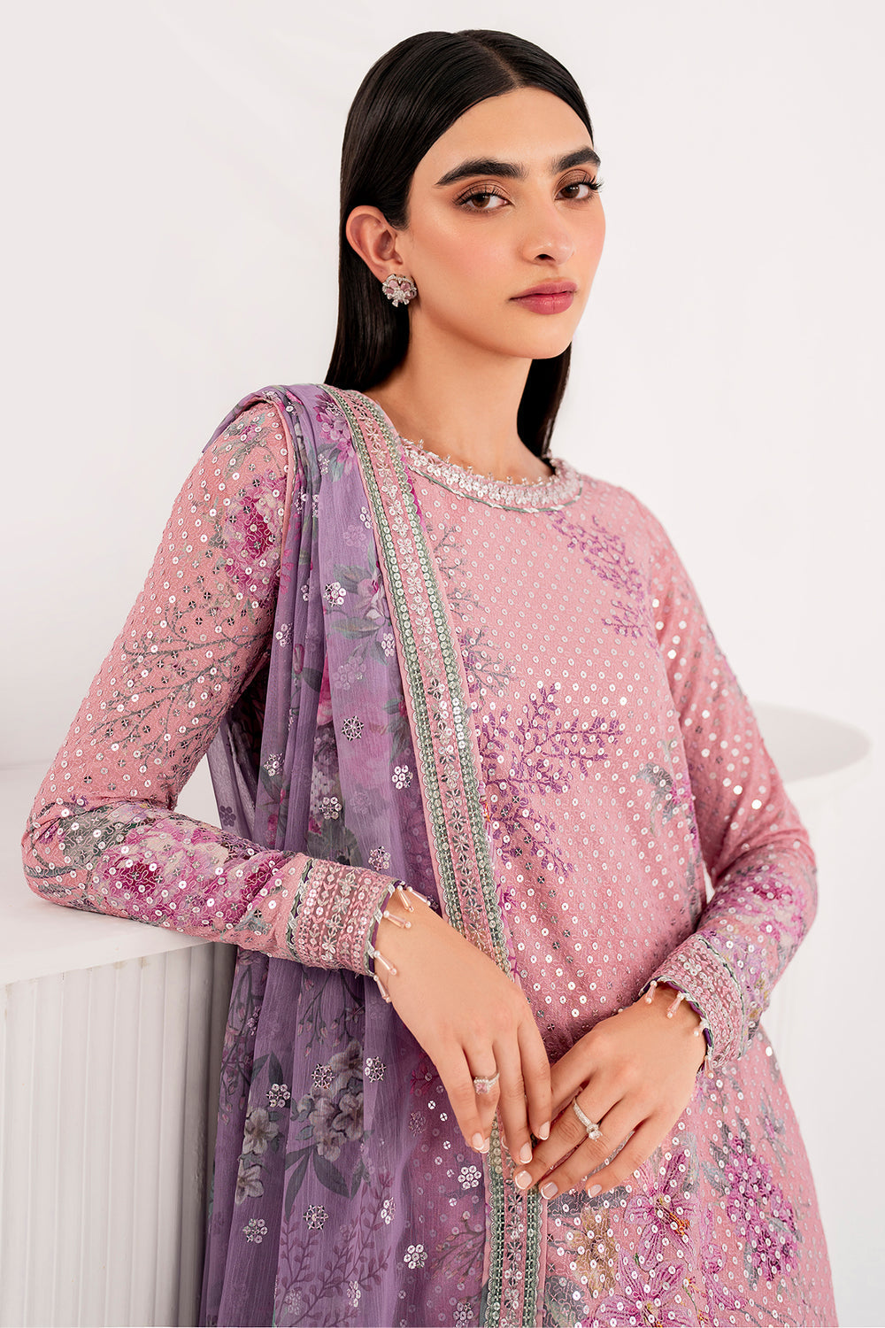Jazmin | Formals Collection | CHIFFON UC-3061 - Official Jazmin - Agha Fabrics UK