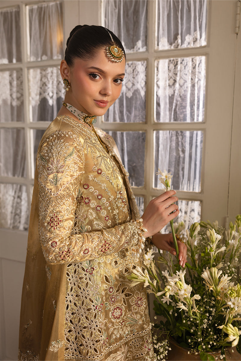 Afrozeh | Dastangoi 25 | Goldveil - Official Afrozeh - Agha Fabrics UK