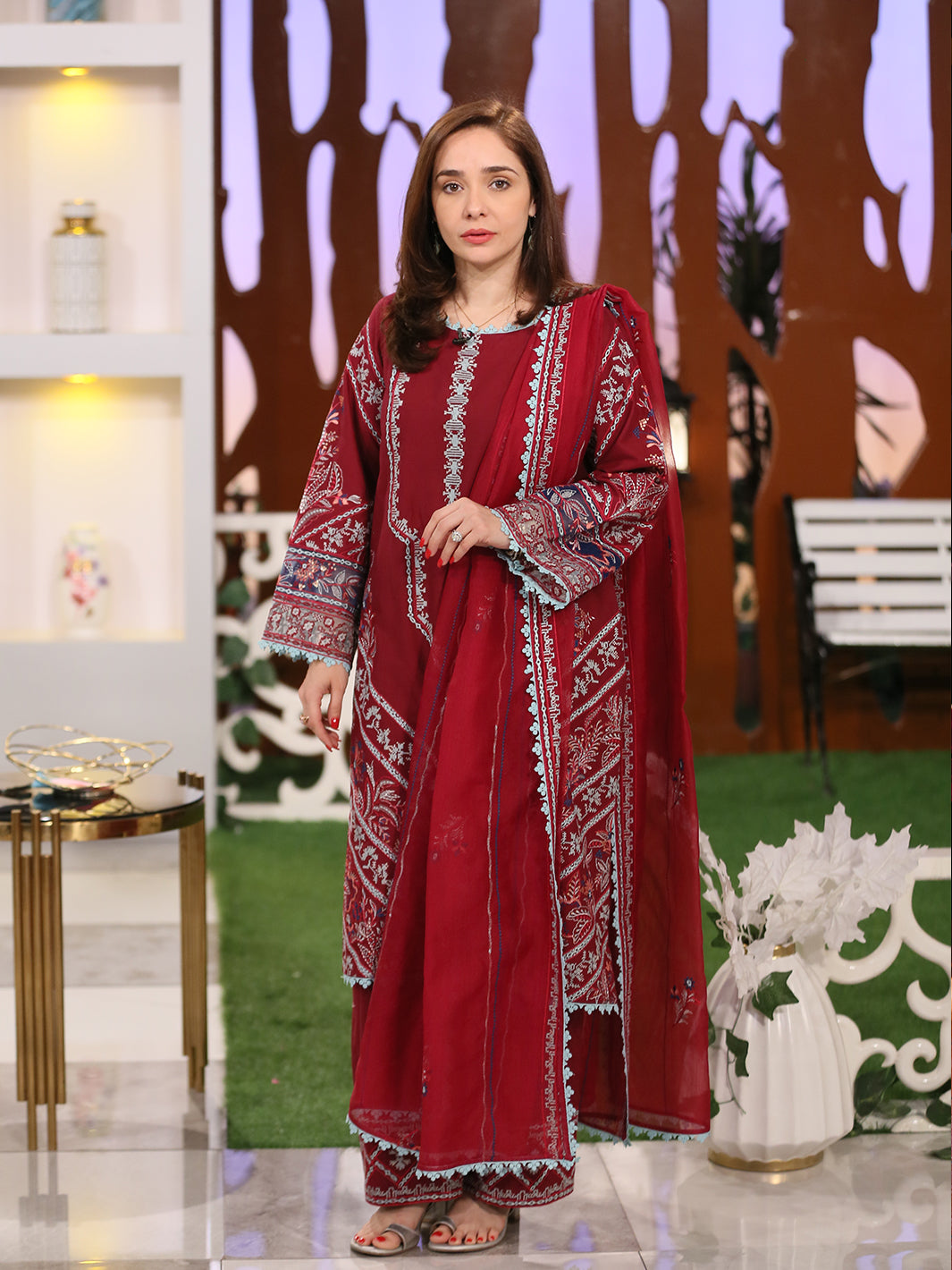 Fozia Khalid | Eid Edit 24 | Mulberry - Official Fozia Khalid - Agha Fabrics UK