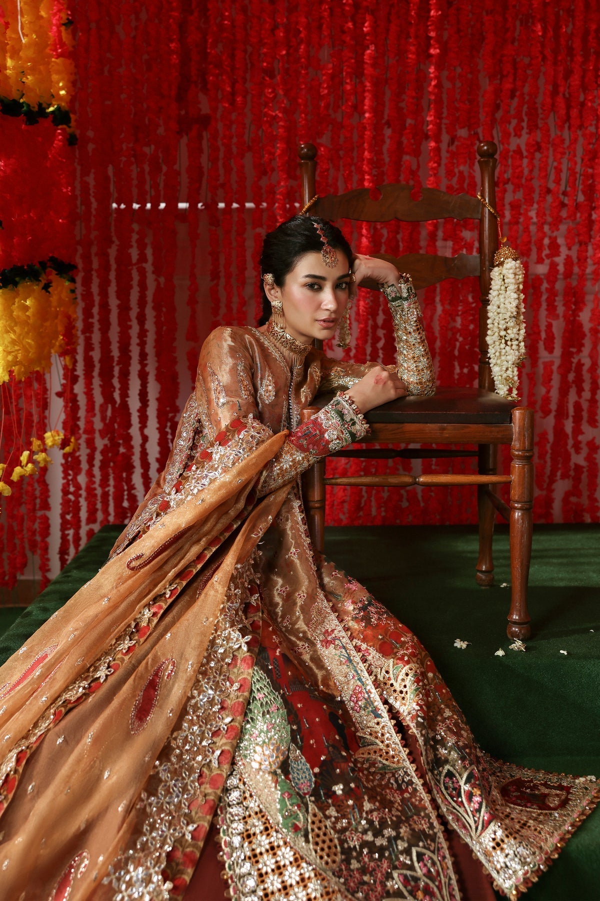 Afrozeh | Shehnai Wedding Formals 25 | Poshna - Official Afrozeh - Agha Fabrics UK