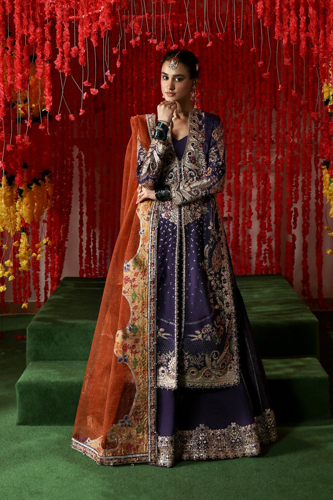 Afrozeh | Shehnai Wedding Formals 25 | Gulnaar - Official Afrozeh - Agha Fabrics UK