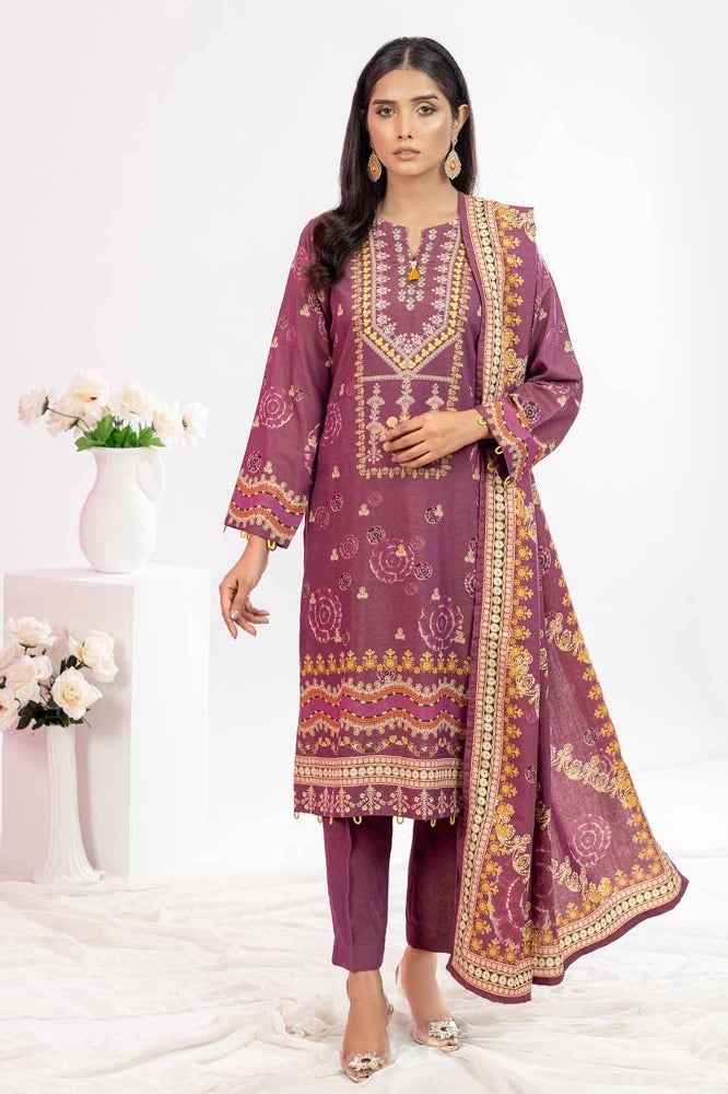 Gul Ahmed | Winter Collection 24 | Suit WNS-32213 B - Official Gul Ahmed - Agha Fabrics UK