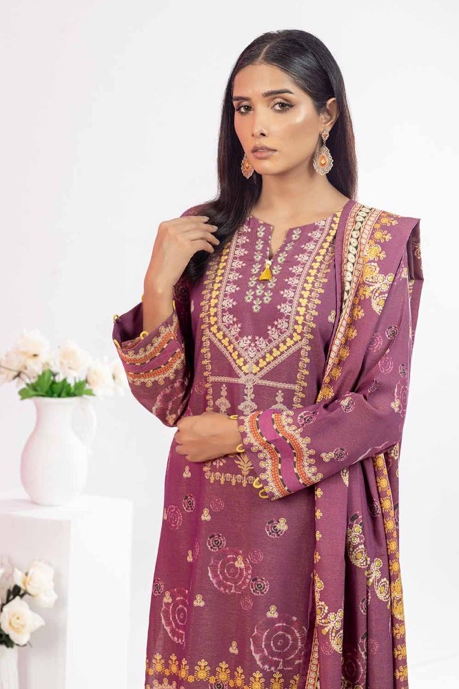 Gul Ahmed | Winter Collection 24 | Suit WNS-32213 B - Official Gul Ahmed - Agha Fabrics UK