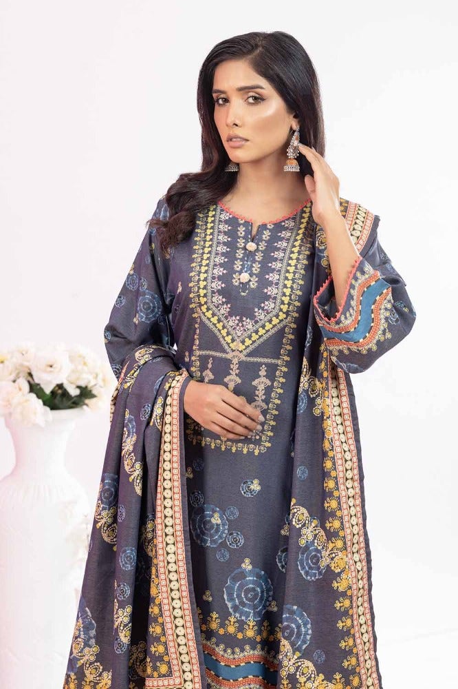 Gul Ahmed | Winter Collection 24 | Suit WNS-32213 A - Official Gul Ahmed - Agha Fabrics UK