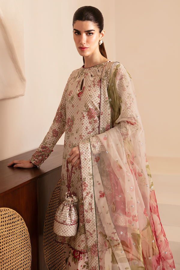 Jazmin | Formals Collection | Raw Silk UR-7034 - Official Jazmin - Agha Fabrics UK