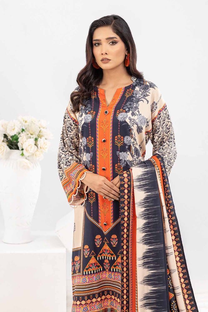 Gul Ahmed | Winter Collection 24 | Suit WNS-32209 A - Official Gul Ahmed - Agha Fabrics UK