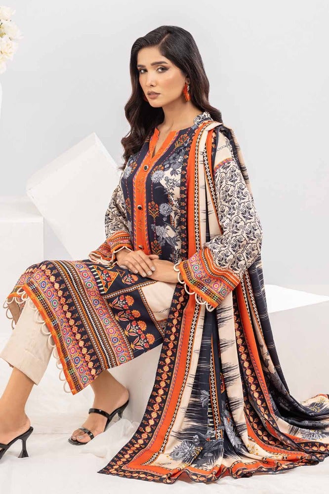 Gul Ahmed | Winter Collection 24 | Suit WNS-32209 A - Official Gul Ahmed - Agha Fabrics UK