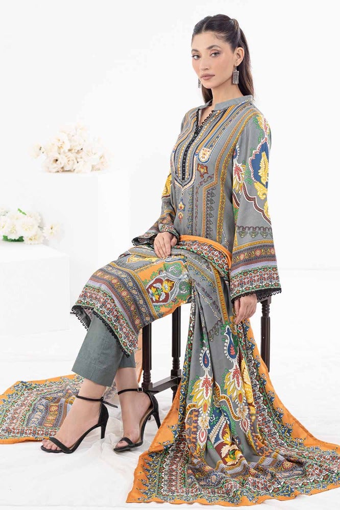 Gul Ahmed | Winter Collection 24 | Suit WNS-32297 B - Official Gul Ahmed - Agha Fabrics UK