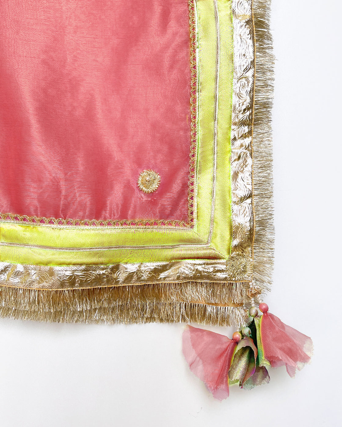 Zar | Gharara Formals | Yellow/Pink - Official Zar - Agha Fabrics UK