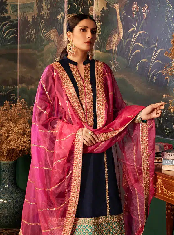 Zainab Chottani | Luxury Velvet Collection 23 | Amira - Official Zainab Chottani - Agha Fabrics UK