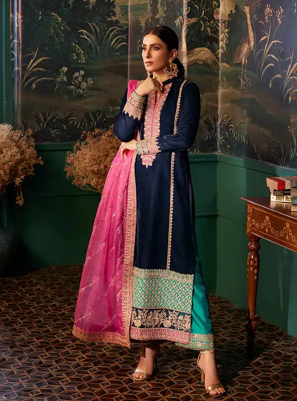 Zainab Chottani | Luxury Velvet Collection 23 | Amira - Official Zainab Chottani - Agha Fabrics UK