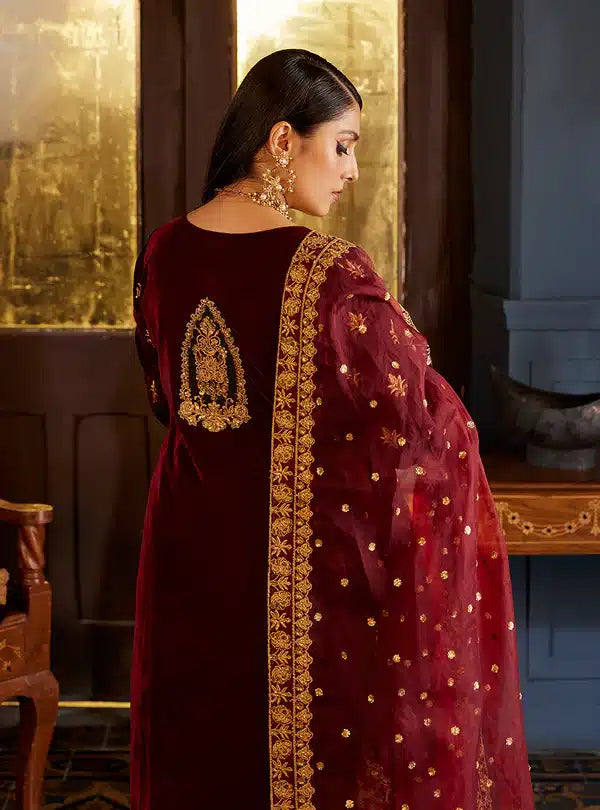 Zainab Chottani | Luxury Velvet Collection 23 | Ziba - Official Zainab Chottani - Agha Fabrics UK